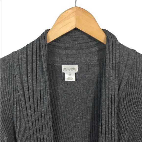 C5 Women’s MOTHERHOOD Maternity Shawl Neck Cardigan Sweater M - Picture 2 of 3